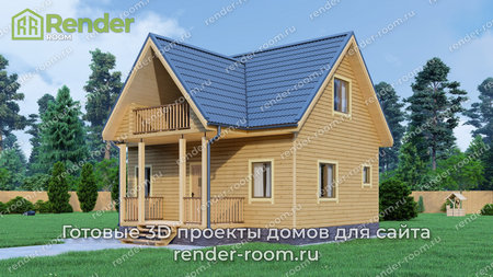 Проект П-420 Площадь: 74, Размер: 6х8