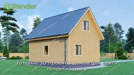 Проект П-420 Площадь: 74, Размер: 6х8