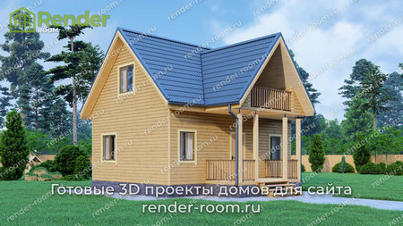 Проект П-420 Площадь: 74, Размер: 6х8