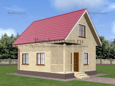 Проект  Площадь: 65, Размер: 6х8