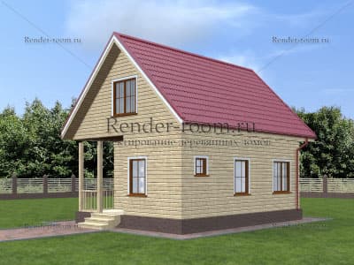 Проект  Площадь: 65, Размер: 6х8