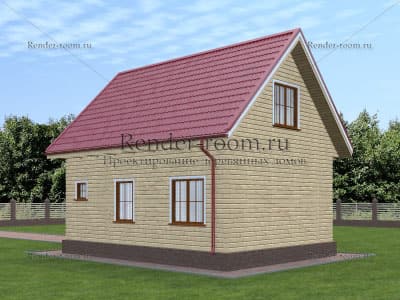 Проект  Площадь: 65, Размер: 6х8