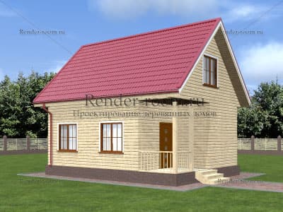 Проект  Площадь: 132, Размер: 6х8