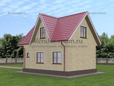 Проект  Площадь: 132, Размер: 6х8