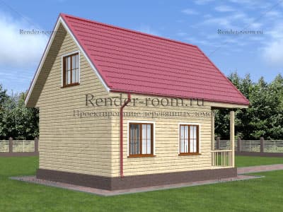 Проект  Площадь: 132, Размер: 6х8