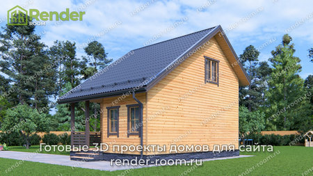 Проект  Площадь: 64, Размер: 6х8