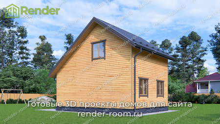 Проект  Площадь: 64, Размер: 6х8