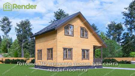 Проект  Площадь: 64, Размер: 6х8