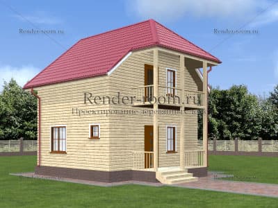 Проект  Площадь: 71, Размер: 6х7