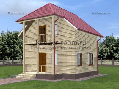 Проект  Площадь: 71, Размер: 6х7