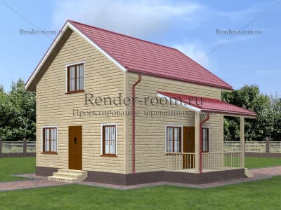 Проект  Площадь: 90, Размер: 7х8