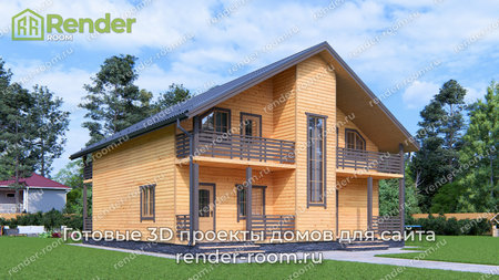 Проект П-436 Площадь: 189, Размер: 11х12