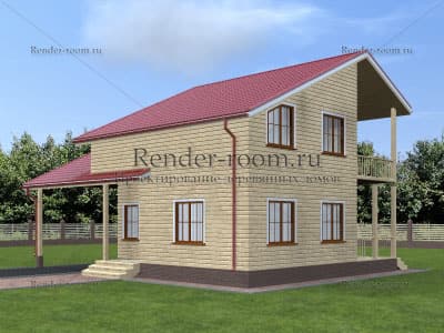 Проект  Площадь: 114, Размер: 8х9