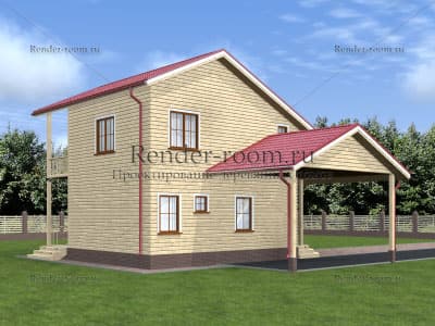 Проект  Площадь: 114, Размер: 8х9