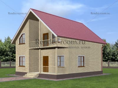 Проект П-439 Площадь: 120, Размер: 8х10