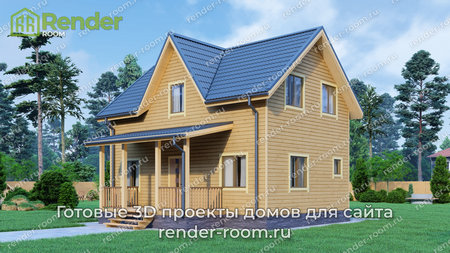 Проект  Площадь: 100, Размер: 8х9