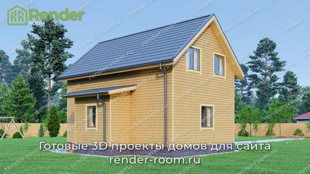 Проект  Площадь: 100, Размер: 8х9