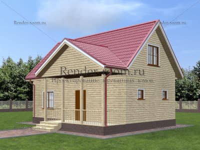 Проект  Площадь: 89, Размер: 6х10