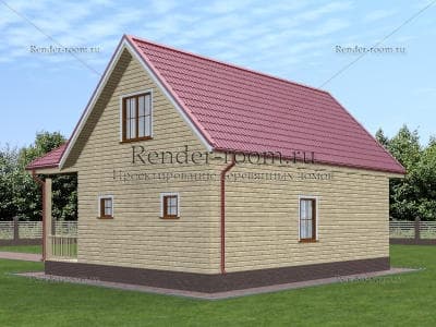 Проект  Площадь: 89, Размер: 6х10