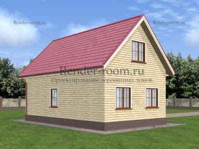 Проект  Площадь: 89, Размер: 6х10