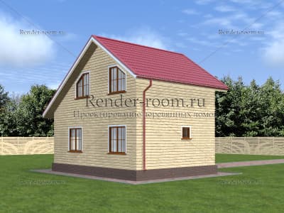 Проект  Площадь: 60, Размер: 6х8