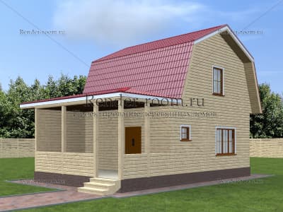 Проект  Площадь: 61, Размер: 6х7