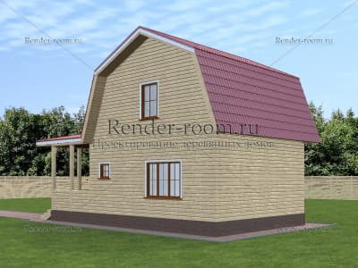 Проект  Площадь: 61, Размер: 6х7