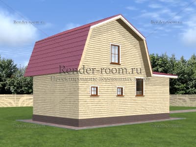 Проект  Площадь: 61, Размер: 6х7