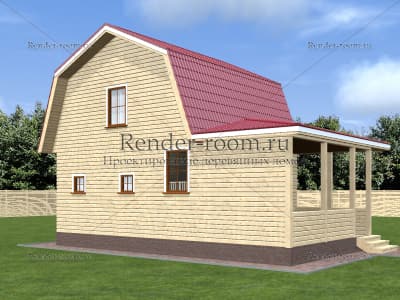 Проект  Площадь: 61, Размер: 6х7