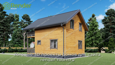 Проект  Площадь: 61, Размер: 6х8