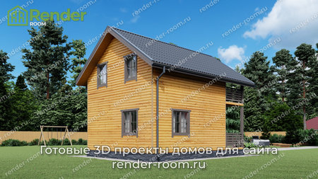 Проект  Площадь: 61, Размер: 6х8