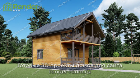 Проект  Площадь: 61, Размер: 6х8