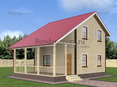 Проект  Площадь: 76, Размер: 6х7