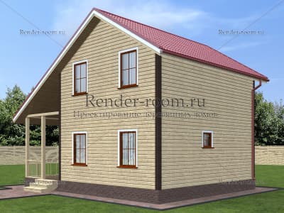 Проект  Площадь: 76, Размер: 6х7