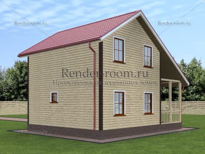 Проект  Площадь: 76, Размер: 6х7