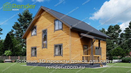 Проект П-45 Площадь: 129,6, Размер: 9х9