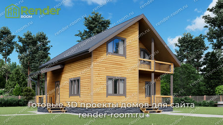 Проект П-45 Площадь: 129,6, Размер: 9х9