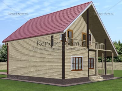 Проект П-450 Площадь: 130, Размер: 8х10