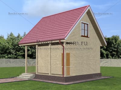 Проект П-454 Площадь: 44, Размер: 6х6