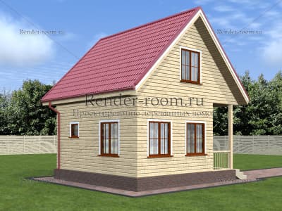 Проект П-454 Площадь: 44, Размер: 6х6