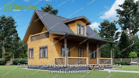 Проект  Площадь: 83,56, Размер: 6х9