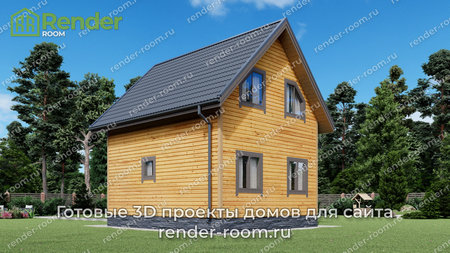 Проект  Площадь: 67,25, Размер: 6х7