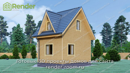 Проект  Площадь: 47, Размер: 6х6