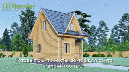 Проект  Площадь: 47, Размер: 6х6