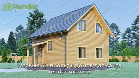 Проект  Площадь: 107, Размер: 8х8