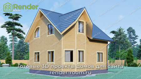 Проект  Площадь: 107, Размер: 8х8