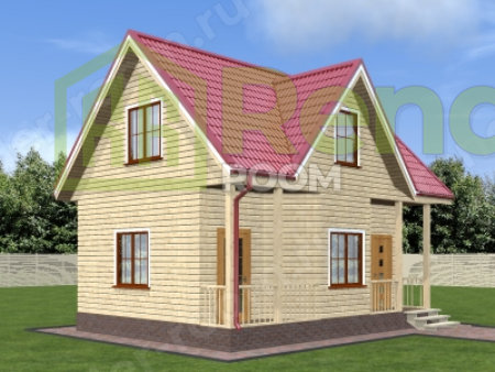 Проект  Площадь: 69, Размер: 6х8