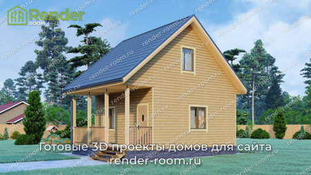 Проект  Площадь: 54, Размер: 6х8