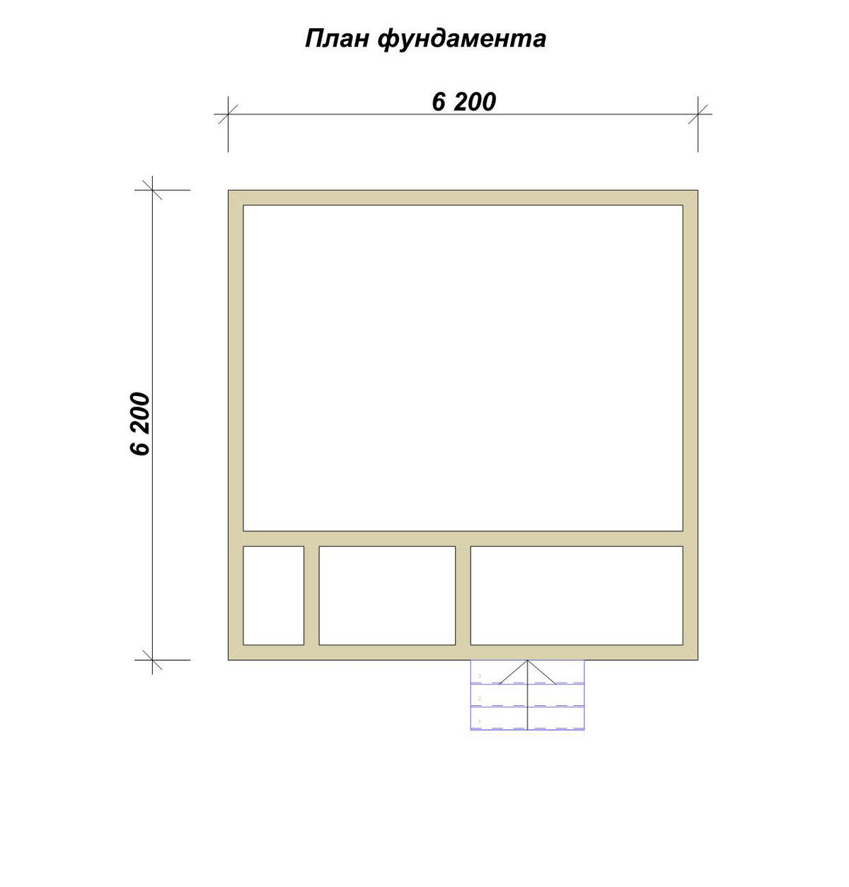 3D Проект П-486 — план 3