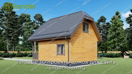 Проект  Площадь: 53, Размер: 6х8